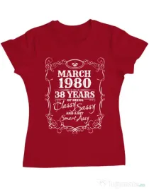 Tricou ADLER dama Classy sassy Rosu