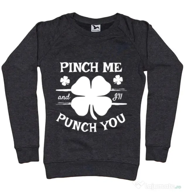 Bluza ADLER dama Pinch me Negru melanj