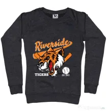 Bluza ADLER dama Tigers team Negru melanj
