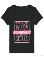 Tricou STANLEY STELLA dama I’m not bossy Negru