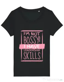 Tricou STANLEY STELLA dama I’m not bossy Negru