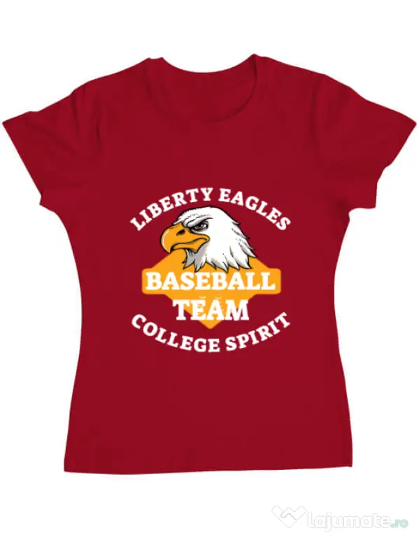 Tricou ADLER dama Liberty eagles Rosu