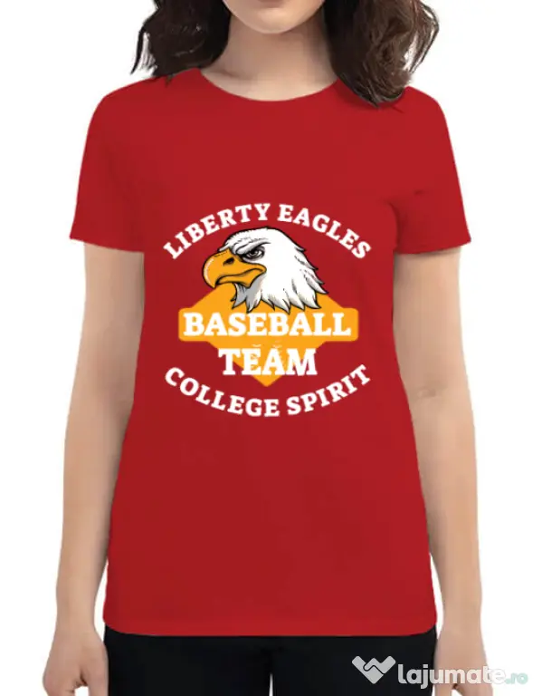 Tricou ADLER dama Liberty eagles Rosu
