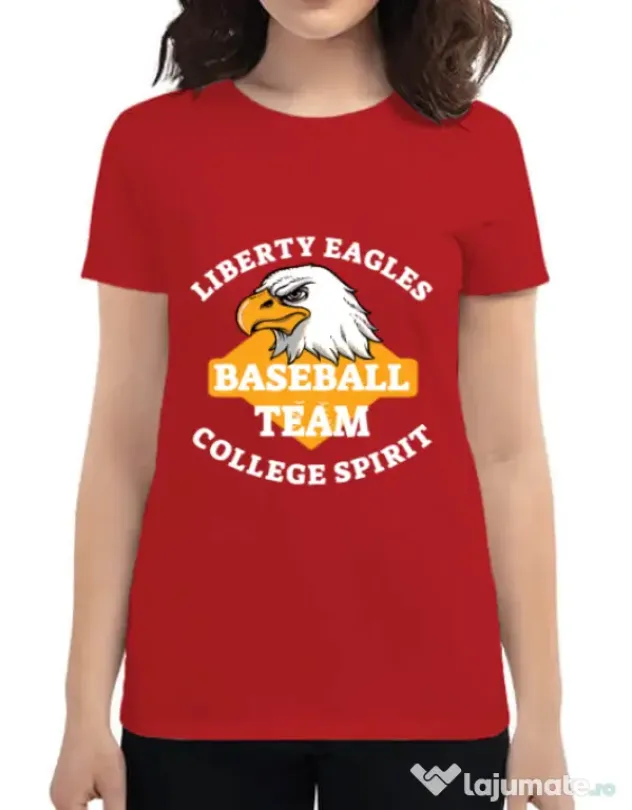 Tricou ADLER dama Liberty eagles Rosu
