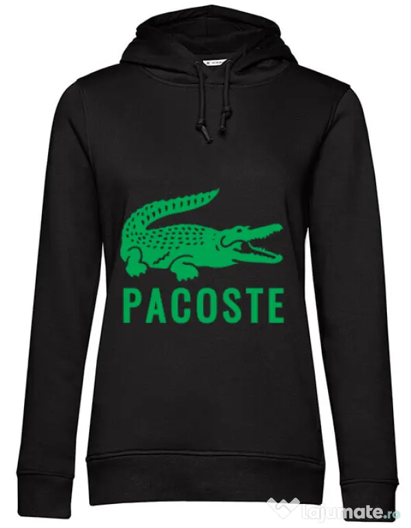 Hoodie dama cu gluga Pacoste Negru
