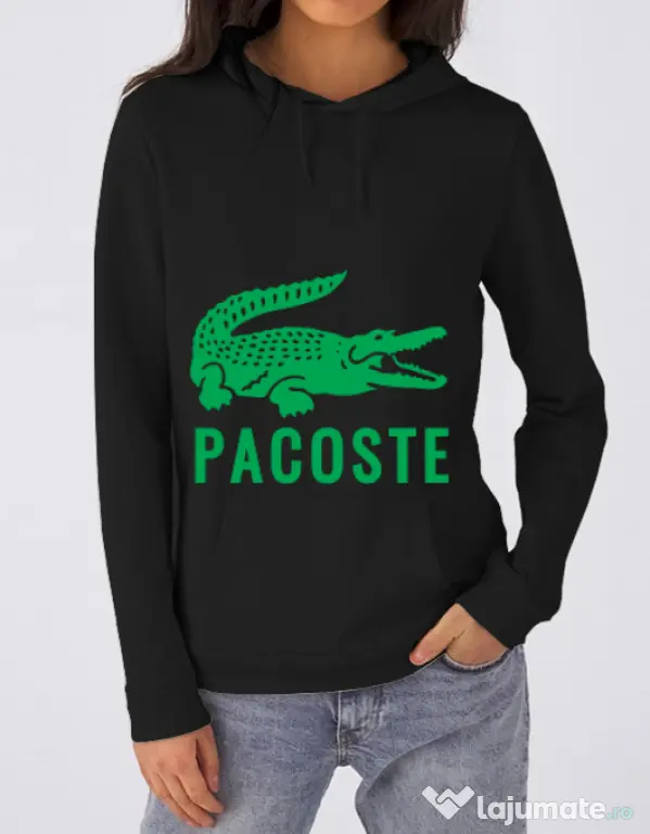 Hoodie dama cu gluga Pacoste Negru
