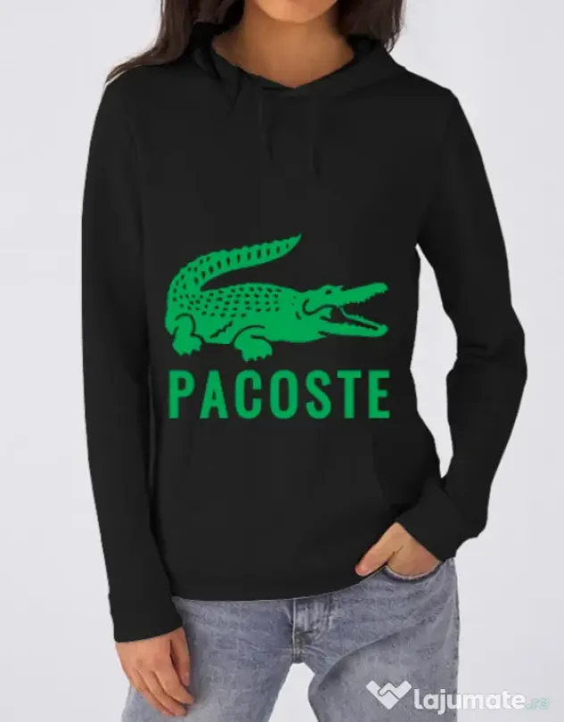 Hoodie dama cu gluga Pacoste Negru