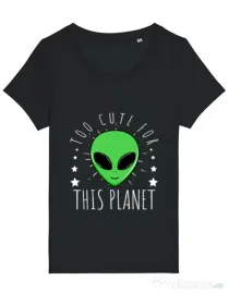 Tricou STANLEY STELLA dama Too cute Negru