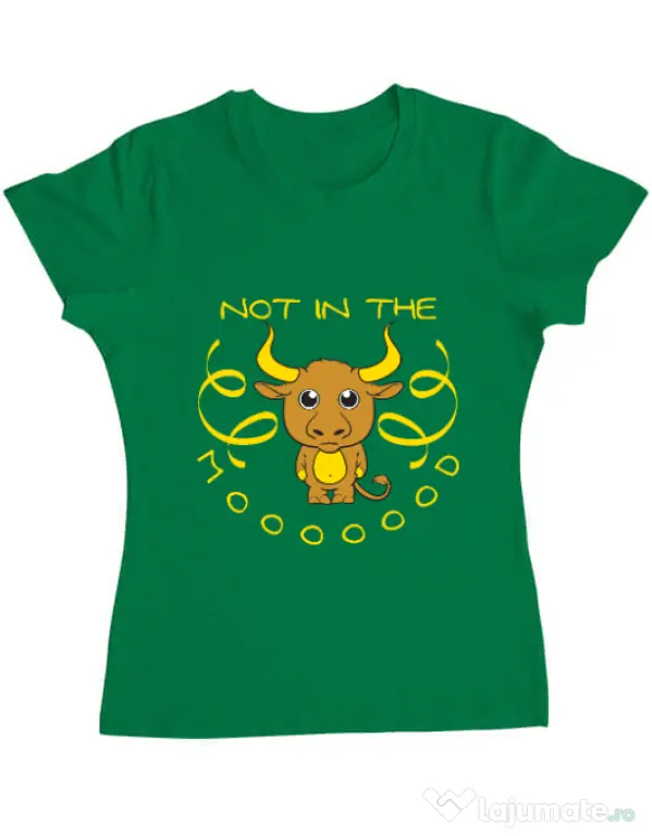 Tricou ADLER dama Not in the mood Verde mediu