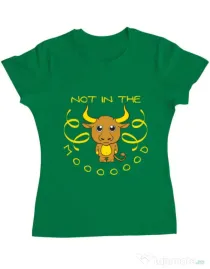 Tricou ADLER dama Not in the mood Verde mediu
