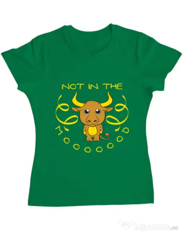Tricou ADLER dama Not in the mood Verde mediu