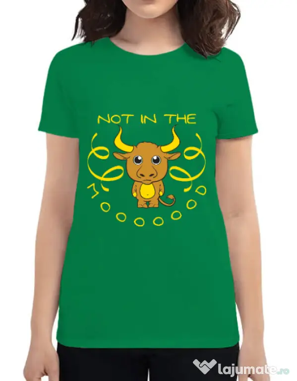 Tricou ADLER dama Not in the mood Verde mediu