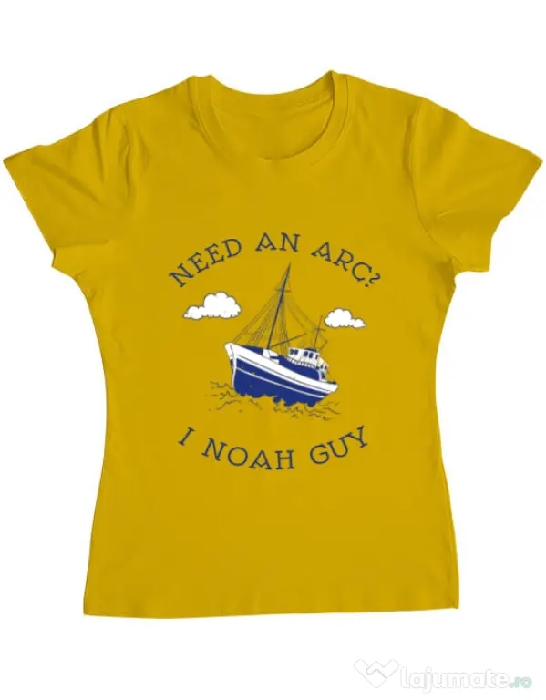 Tricou ADLER dama Need an arc? Galben