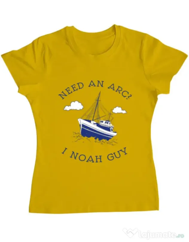Tricou ADLER dama Need an arc? Galben