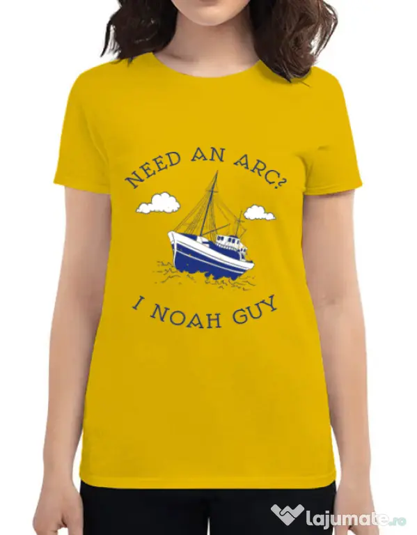 Tricou ADLER dama Need an arc? Galben