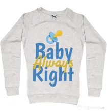 Bluza ADLER dama Baby always right Migdala melanj