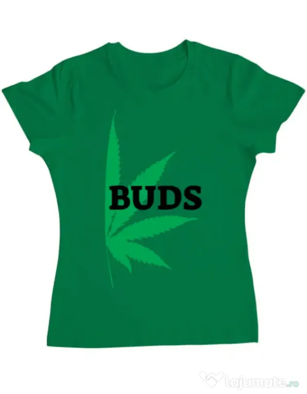 Tricou ADLER dama Best buds 2 Verde mediu