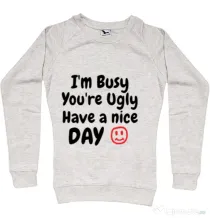 Bluza ADLER dama I am busy Migdala melanj