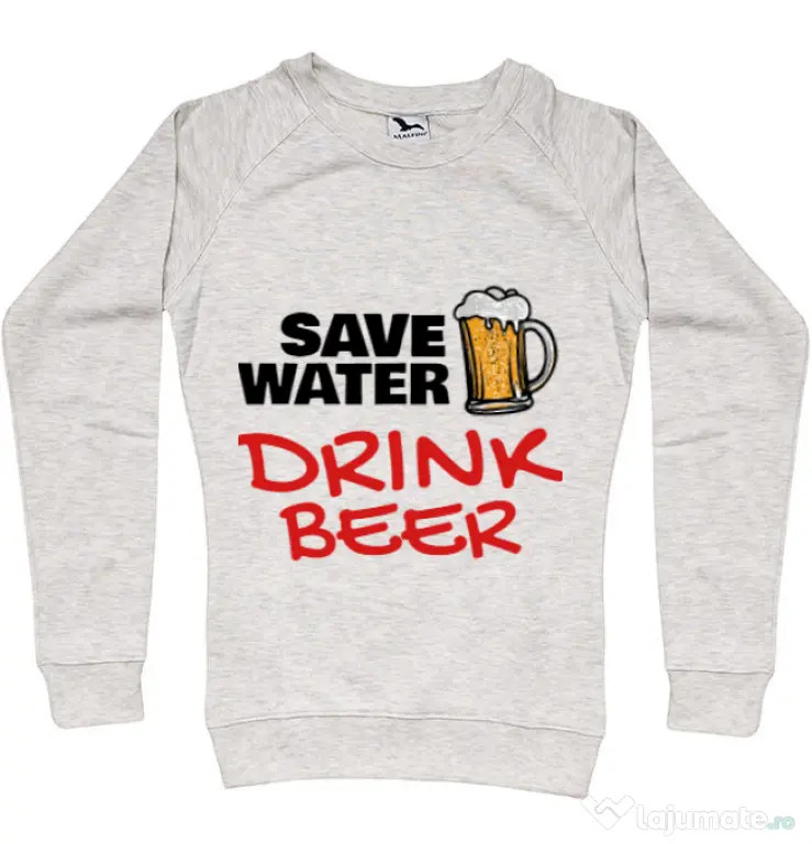 Bluza ADLER dama Save water Migdala melanj