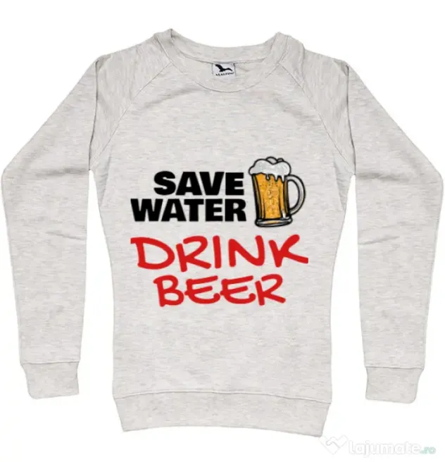 Bluza ADLER dama Save water Migdala melanj