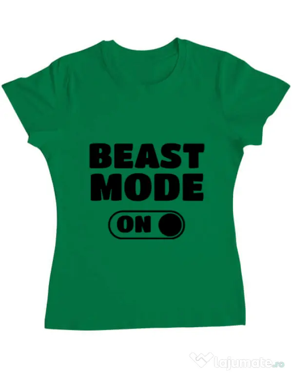 Tricou ADLER dama Beast mode Verde mediu