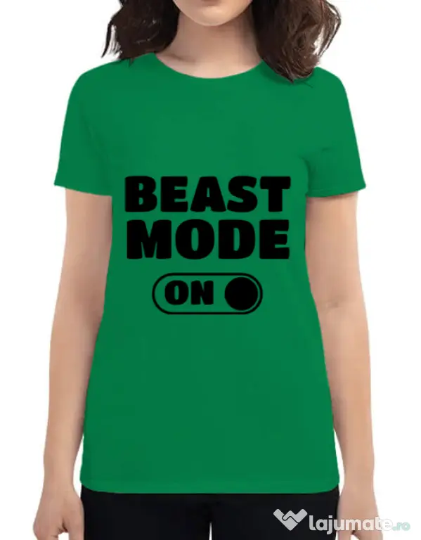 Tricou ADLER dama Beast mode Verde mediu