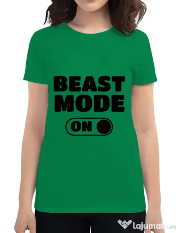 Tricou ADLER dama Beast mode Verde mediu