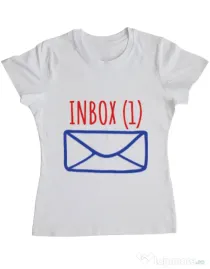 Tricou ADLER dama Inbox Alb