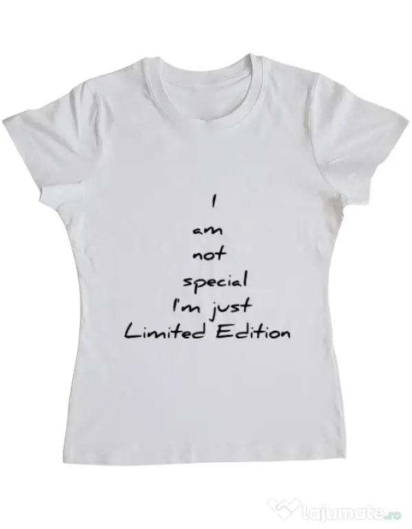 Tricou ADLER dama Limited edition 2 Alb