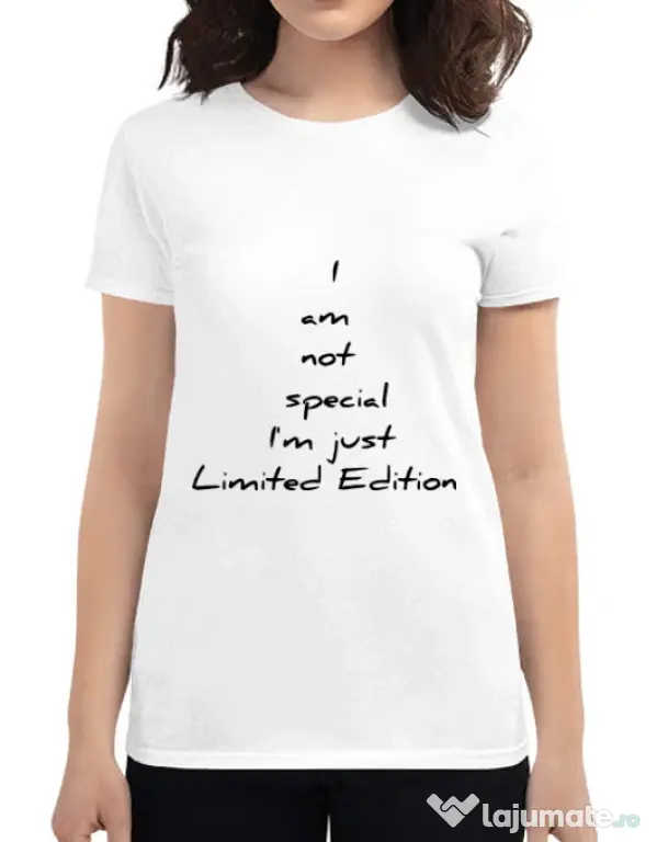 Tricou ADLER dama Limited edition 2 Alb