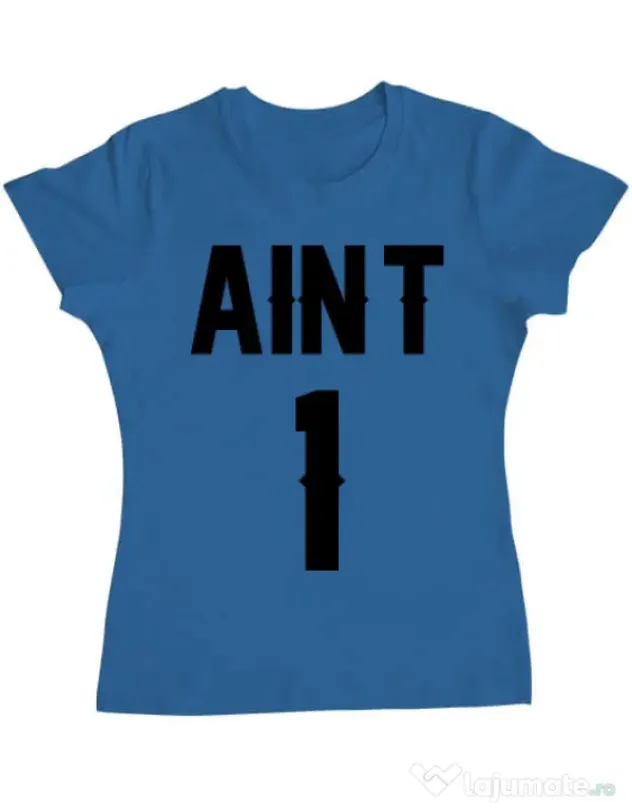Tricou ADLER dama Ain t one Albastru azuriu