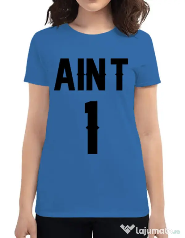 Tricou ADLER dama Ain t one Albastru azuriu