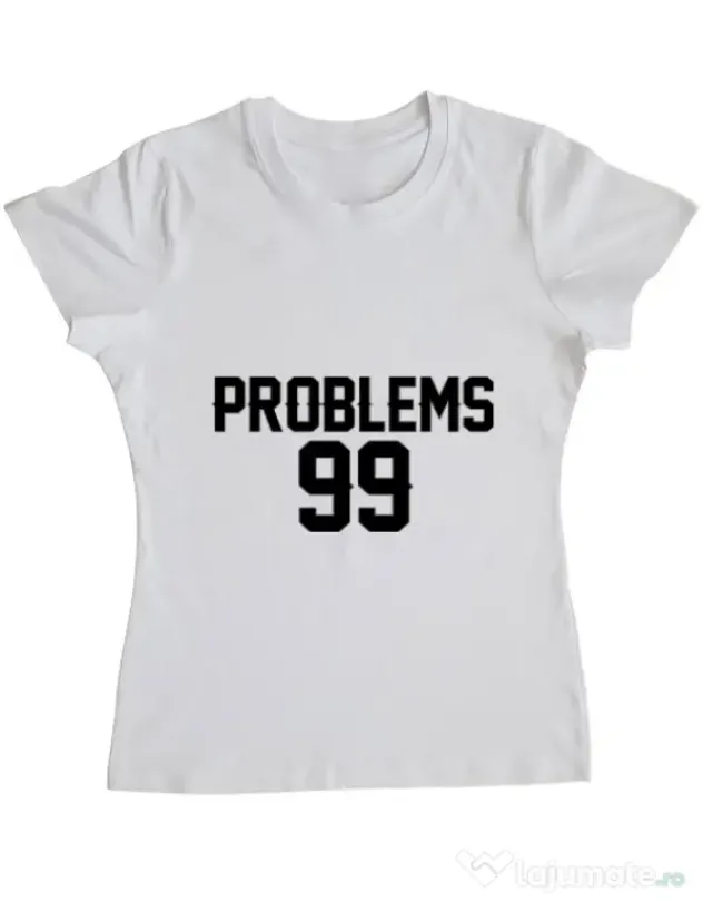 Tricou ADLER dama 99 Problems Alb