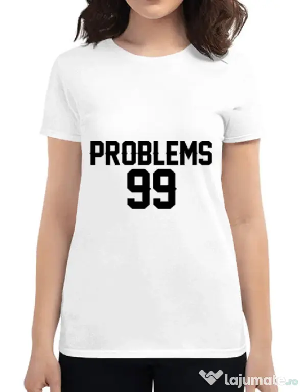 Tricou ADLER dama 99 Problems Alb
