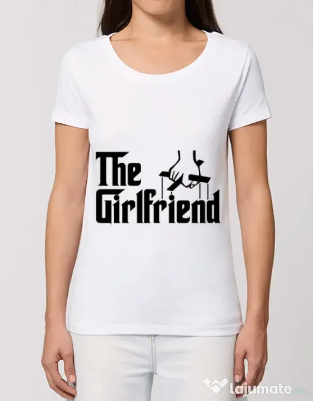 Tricou STANLEY STELLA dama The girlfriend Alb