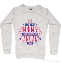 Bluza ADLER dama The best moms January Migdala melanj