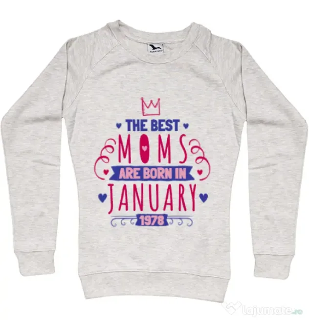 Bluza ADLER dama The best moms January Migdala melanj