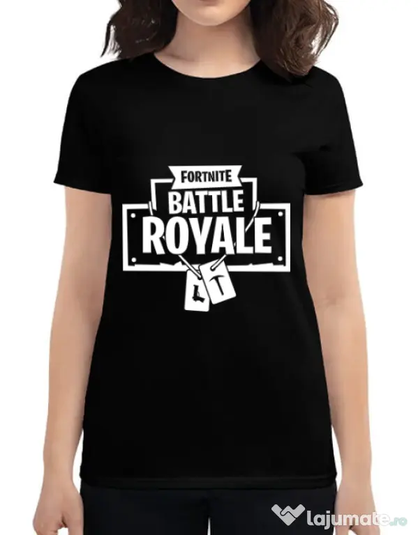 Tricou ADLER dama Battle royale Negru