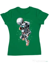 Tricou ADLER dama Astronaut Verde mediu