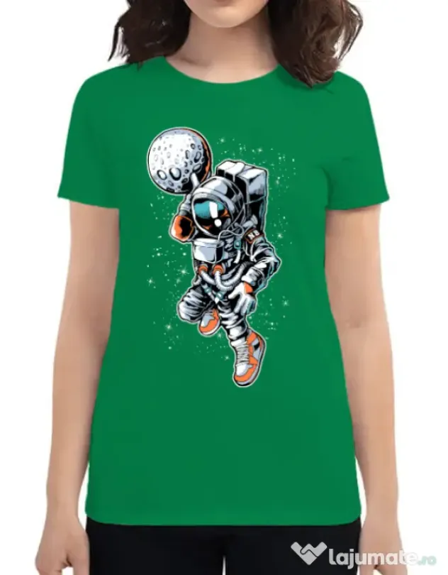 Tricou ADLER dama Astronaut Verde mediu