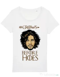Tricou STANLEY STELLA dama Crows Before Hoes Alb