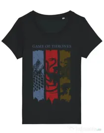 Tricou STANLEY STELLA dama Game of Thrones Negru