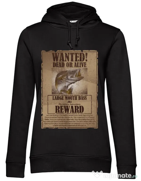 Hoodie dama cu gluga Dead or alive Negru