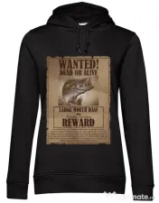 Hoodie dama cu gluga Dead or alive Negru 