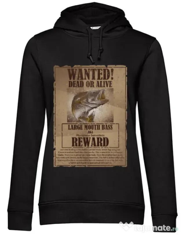 Hoodie dama cu gluga Dead or alive Negru