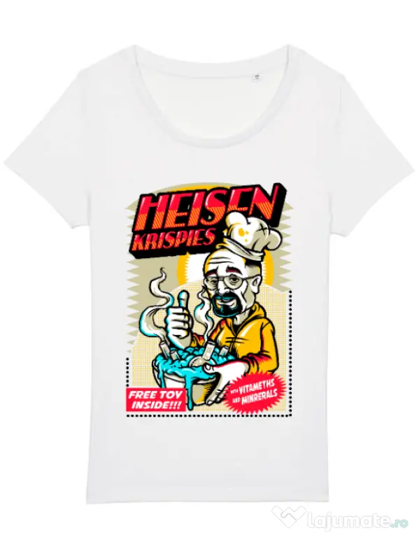 Tricou STANLEY STELLA dama Heisen krispies Alb