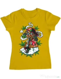 Tricou ADLER dama Jamaican Galben