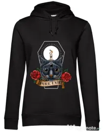 Hoodie dama cu gluga Pure evil Negru