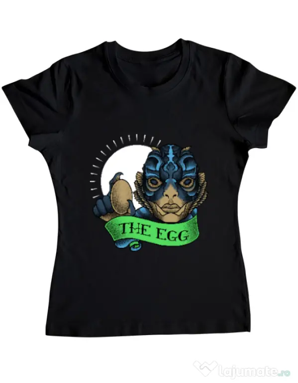 Tricou ADLER dama Shape of water Negru