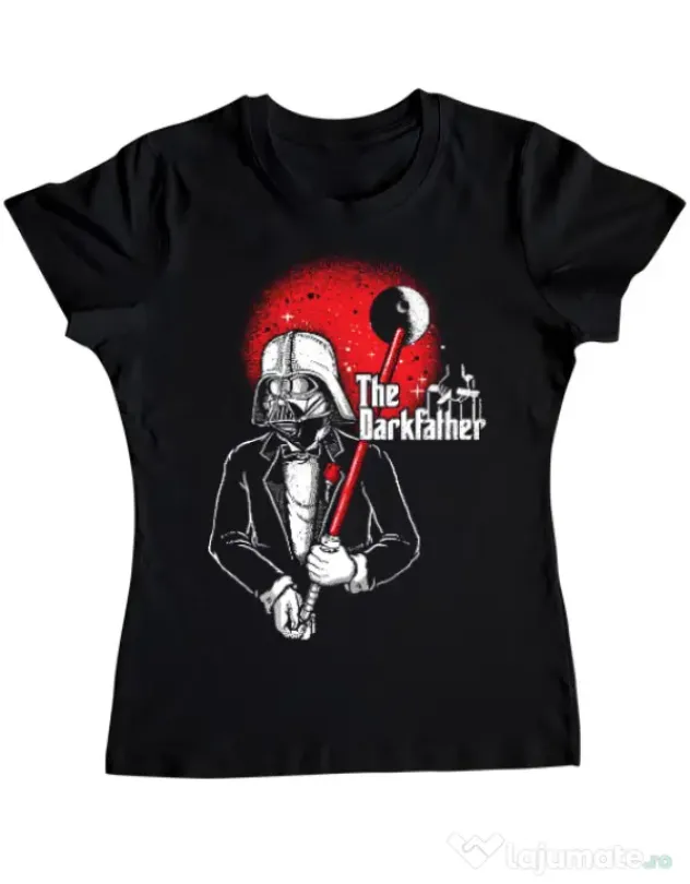 Tricou ADLER dama The darkfather Negru